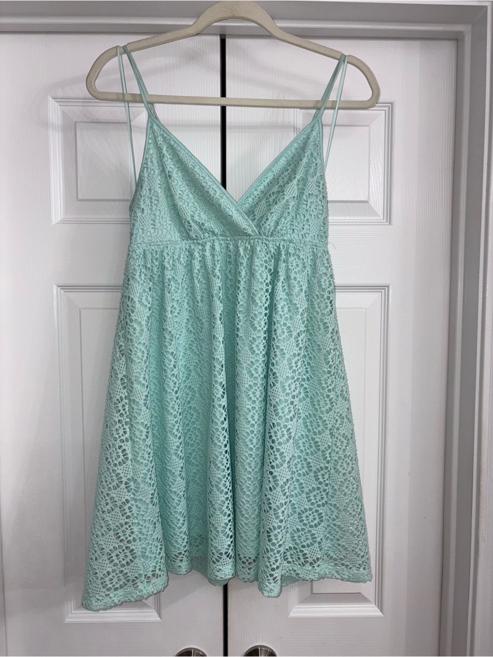 Express Mint Lace Chemise Slip